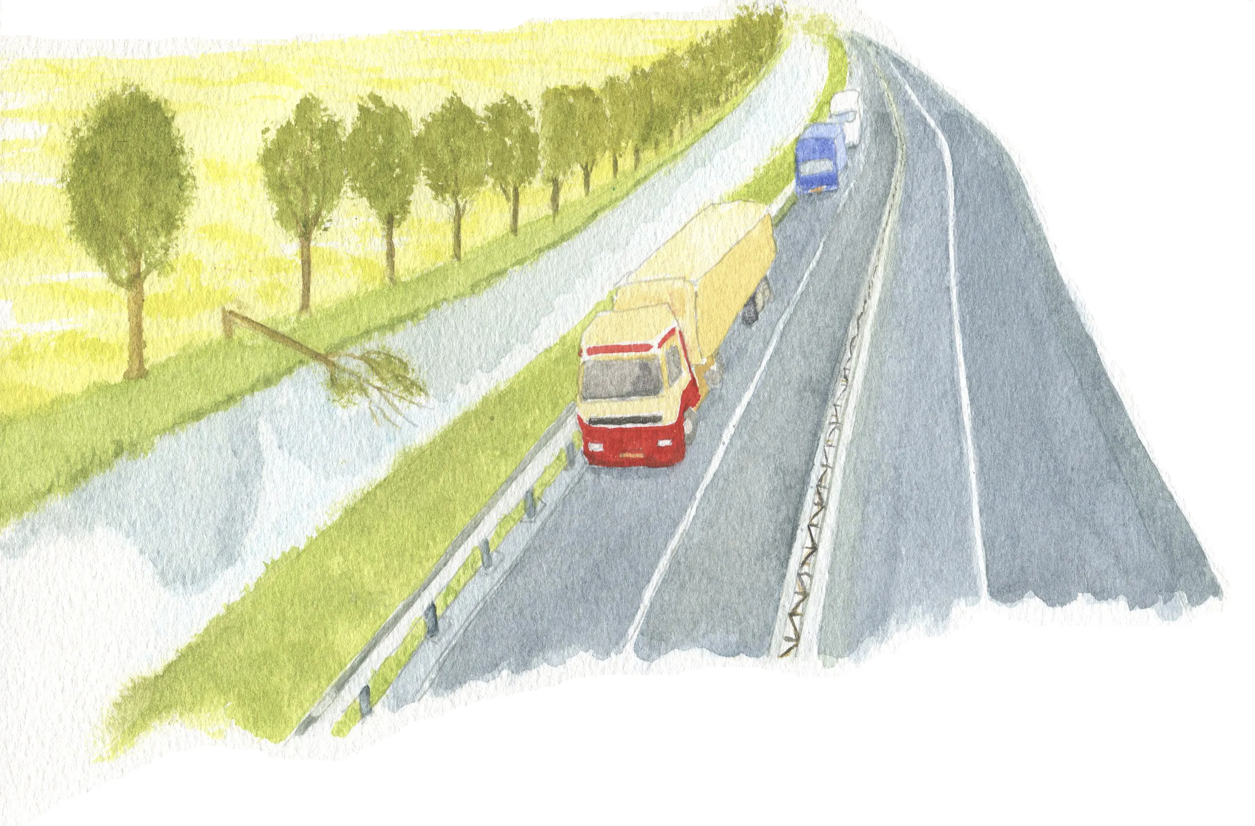 Illustration distance from road - D. Klees